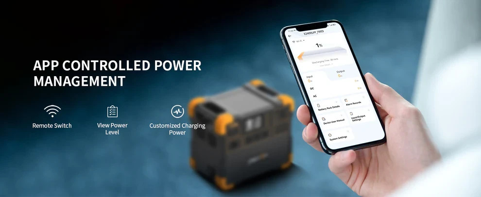 Pecron 2400W E2400LFP Portable Power Station Generators Portable 2048Wh Battery