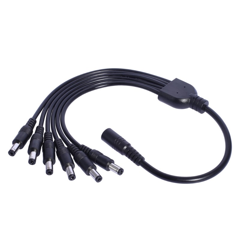 5.5×2.1mm 5.5×2.1mm Solar Panel Charging Cord Splitter for Outdoor Enthusiasts