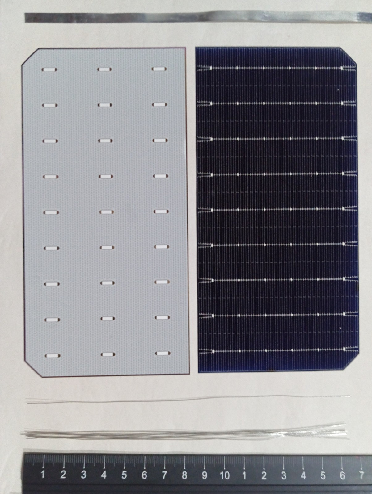 Solar Cells Mono Halfcut 166mm 6.25watt Eff.22.8% 40 Pcs DIY Tabbing Ribbon Bus