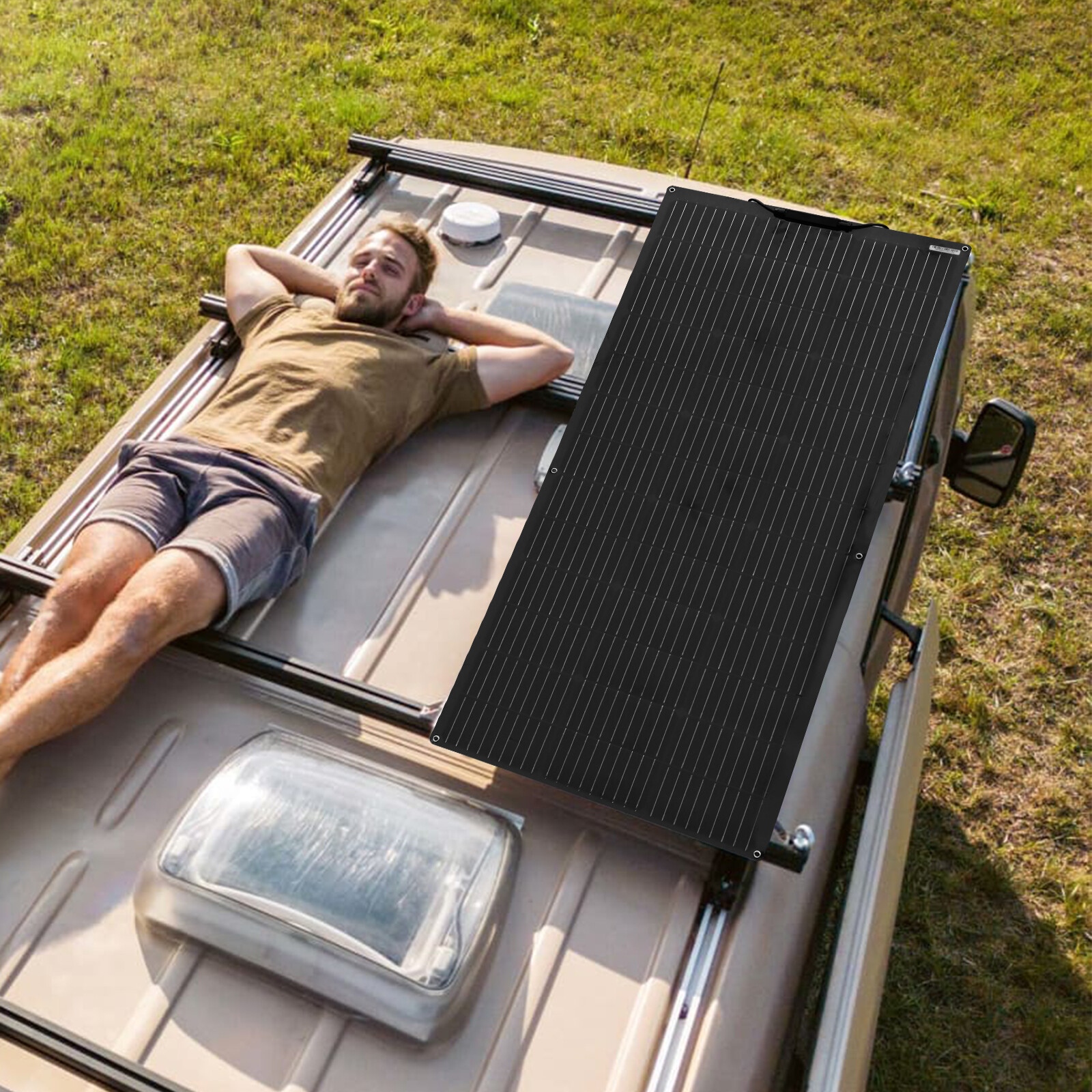 130 Watt Flexible Solar Panel 12V Monocrystalline Solar PV Charging For RV Boats