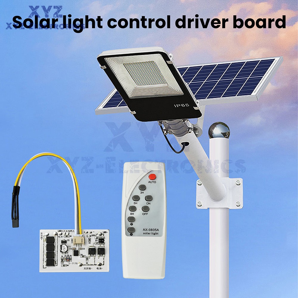 Solar Street Light Controller Circuit Board 3.2V 3.7V 6.4V7.4V Stepless Dimming