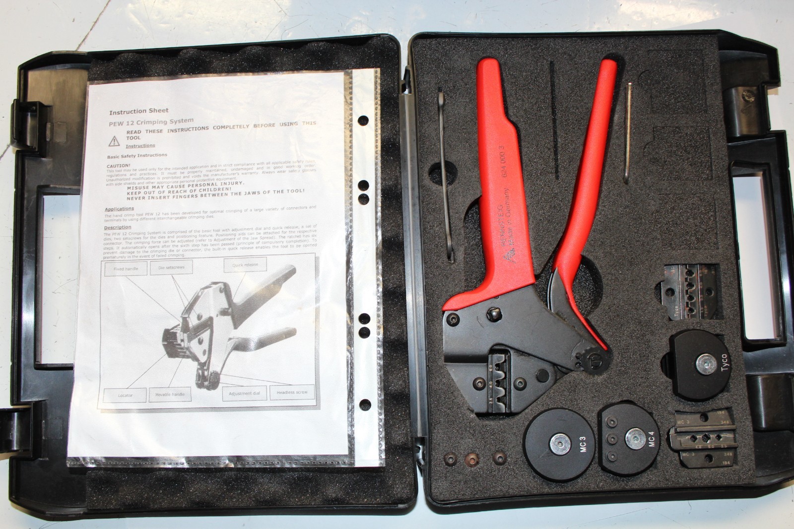 RENNSTEIG Solar Crimp Set for MC4/MC3 & MORE KIT FOR TYCO KOFFER SET GERMANY