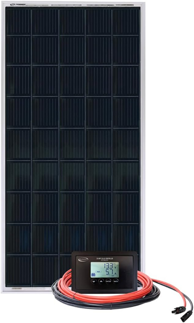 Overlander Charging Kit 200W – 12V Solar Panel Kit W/ 30-Amp Bluetooth® PWM Cont