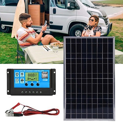 10 Watts Solar Panel Kits 100A 12V Battery Charger With Controller Caravan Boat