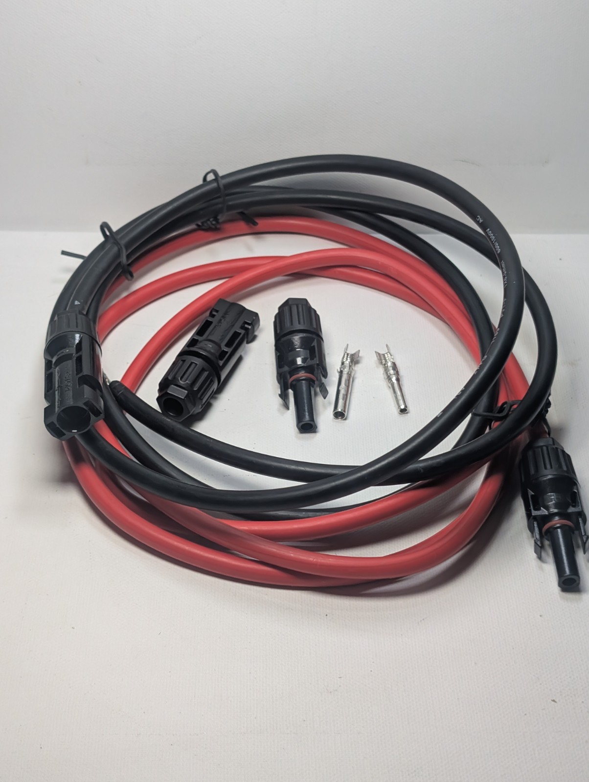SUNSUL 5FT 10AWG Solar Cable Pair MC4 Red Black RV Off Grid Marine