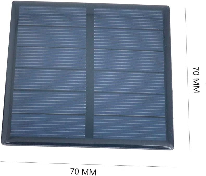 10pcs 3V 210mA Mini Solar Panel Epoxy Polycrystalline Solar Cell Panel 70mm x…
