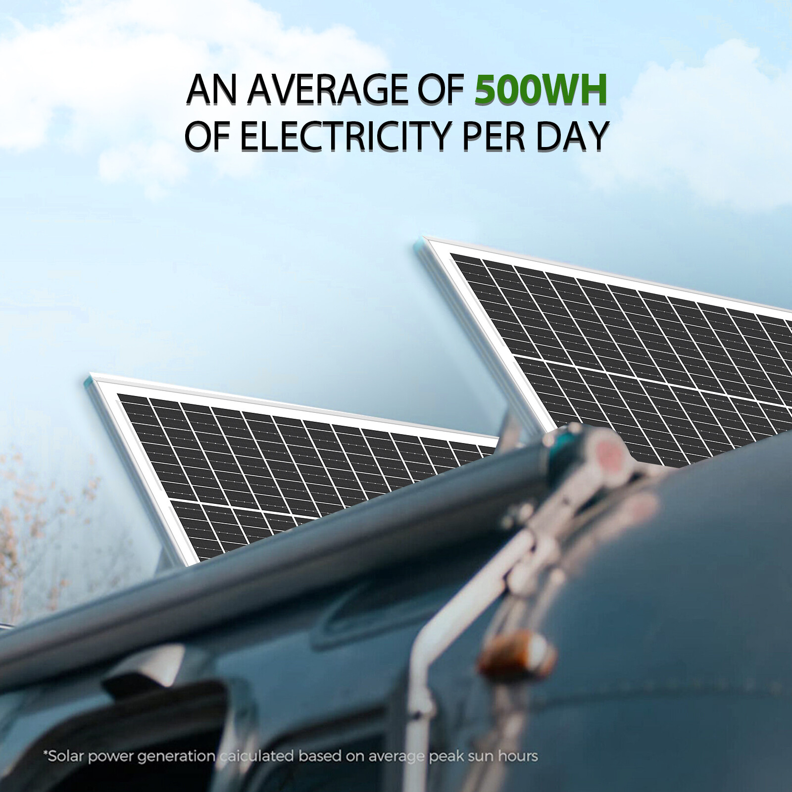 400W 300W 200W 100W Watt 12V Mono Solar Panel Home Charging RV Camping Off-Grid