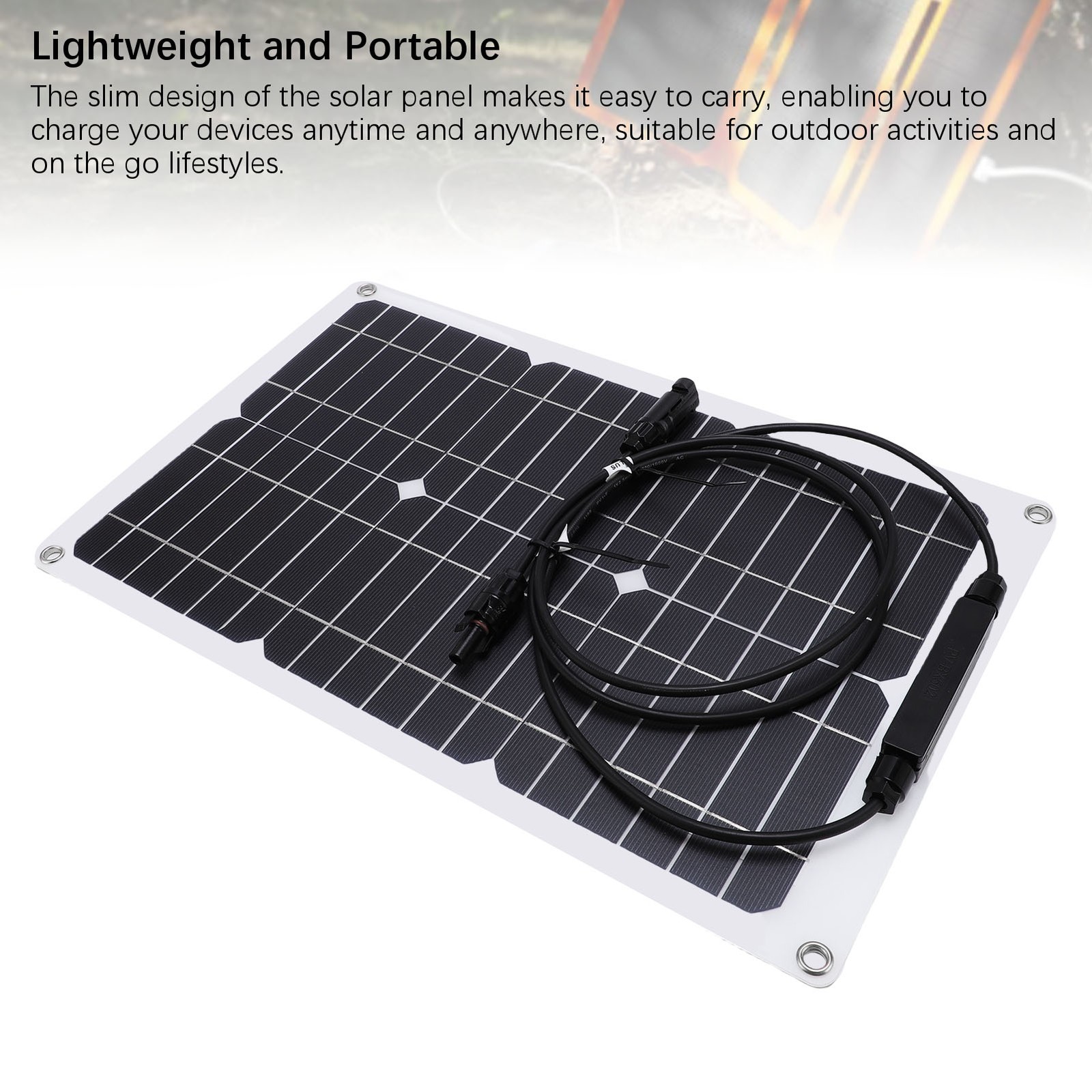 30W 18V Flexible Solar Panel High Efficiency Portable Bendable Monocrystall CEFU