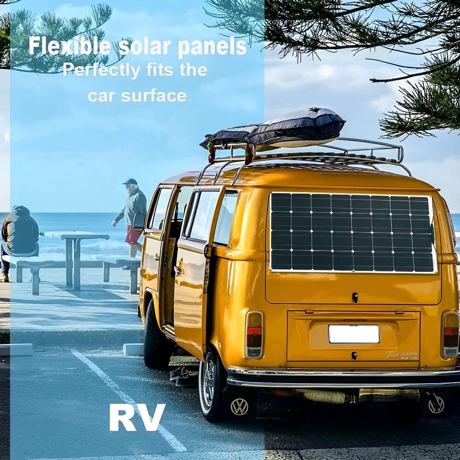 Flexible Solar Panels Kits 1200W W/ 40A PWM MPPT Charge Controller Camping Home
