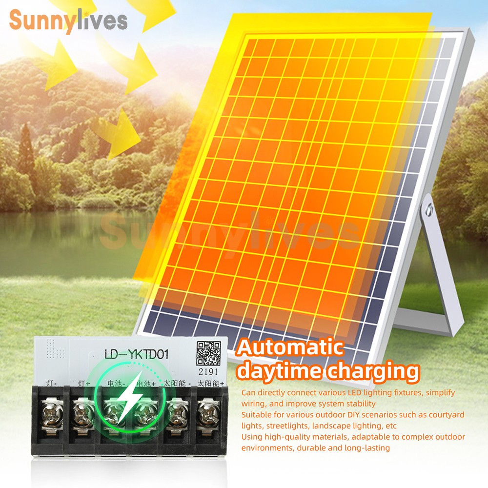 Solar Light Controller Board Auto On/Off Dusk to Dawn Remote Timer DC 3-24V