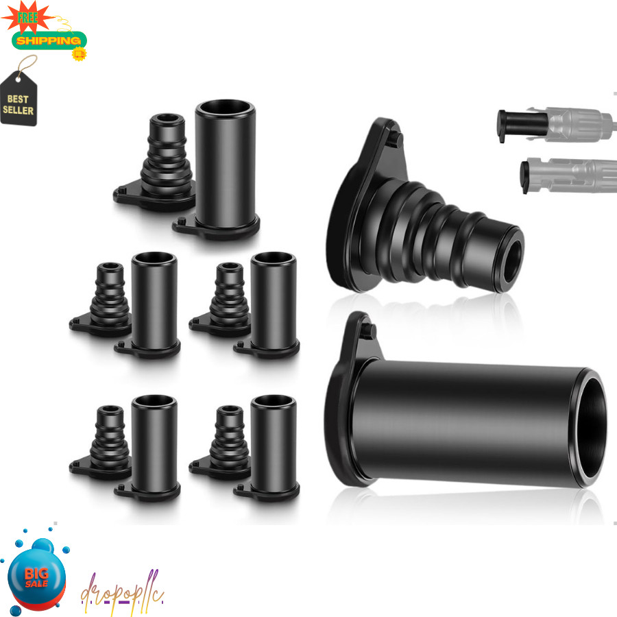 5 Pairs Solar Connector Caps, IP68 Weather Resistant Dust Male and Female Cap fo