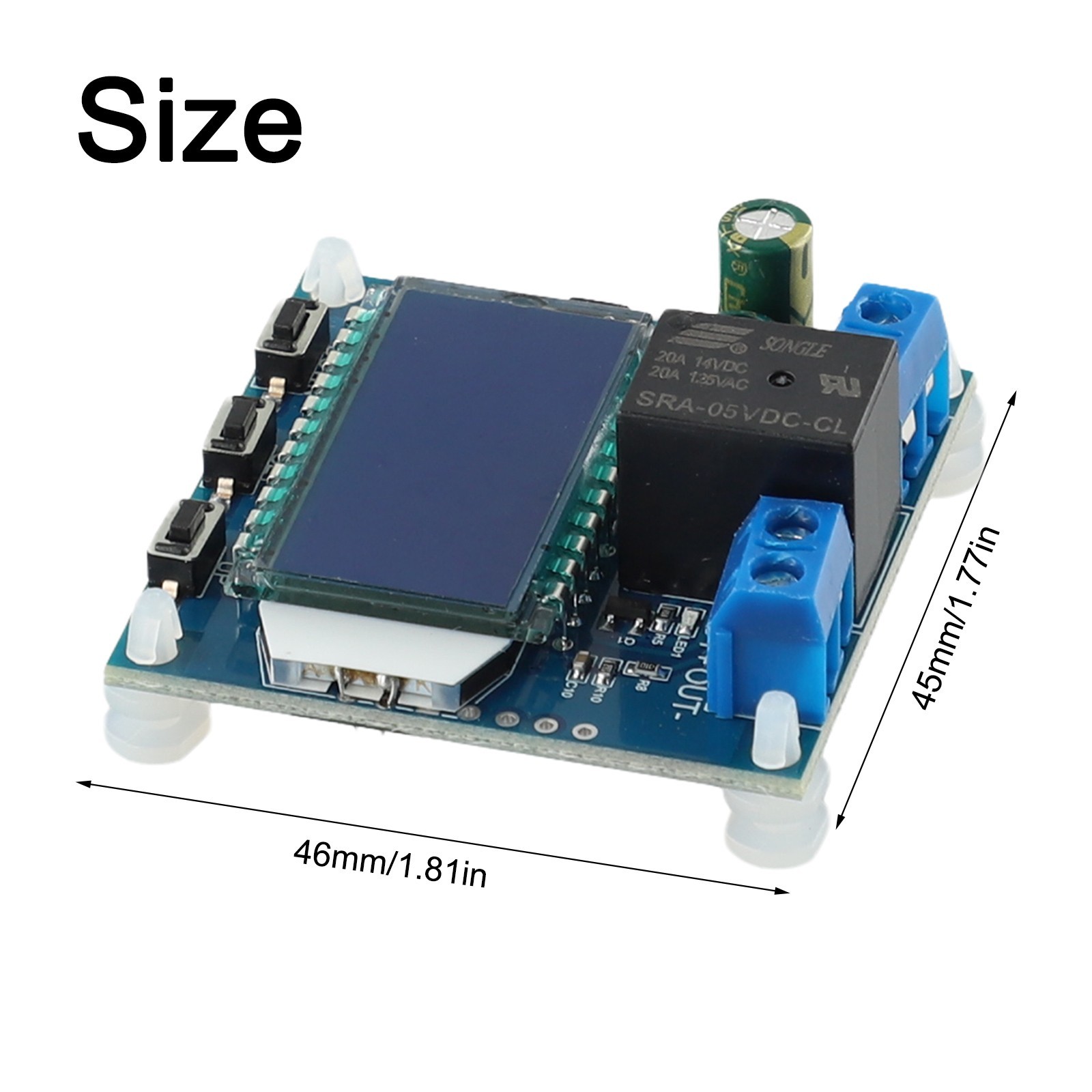 Solar Charge Controller for Batteries Adjustable Parameters LCD Screen