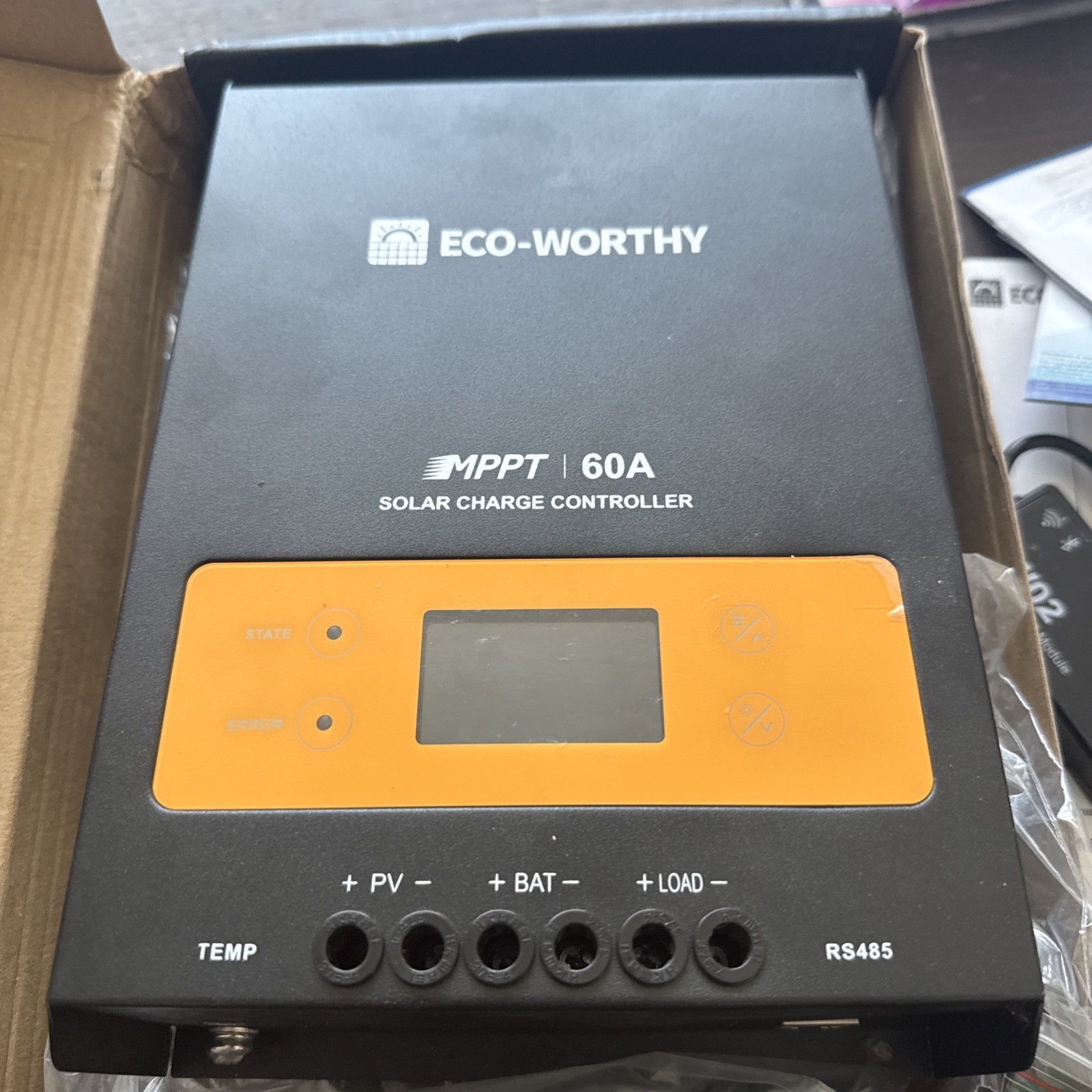 ECO-WORTHY 40A 60A MPPT Solar Charge Controller 12/24/36/48V for Parts