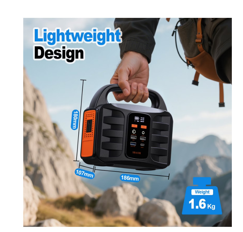 [ BIG SALE ] SBAOH 155Wh Solar Power Box Camping