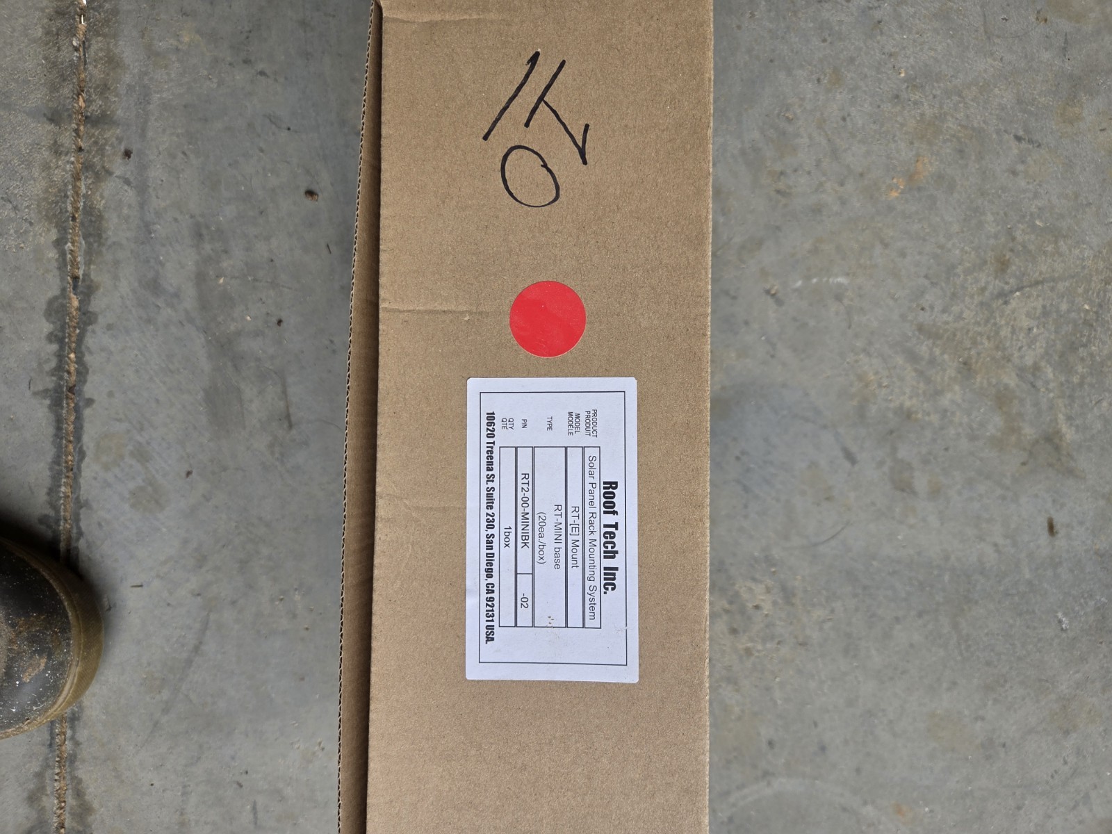 Roof Tech RT2-00-MINIBK2 Roof Mount Base Butyl Shim RT-MINI LOT OF 10