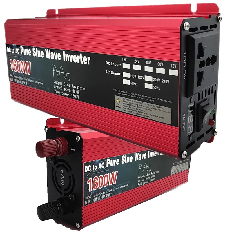 PURE SINE WAVE INVERTERS 1000W 1600W 2200W 3000W Brand New Car Home Solar Power