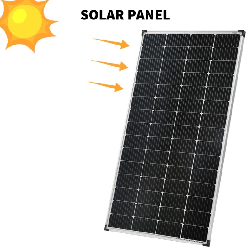 200W 12 Volt Solar Panel Monocrystalline High Efficiency PV Module Power Charger