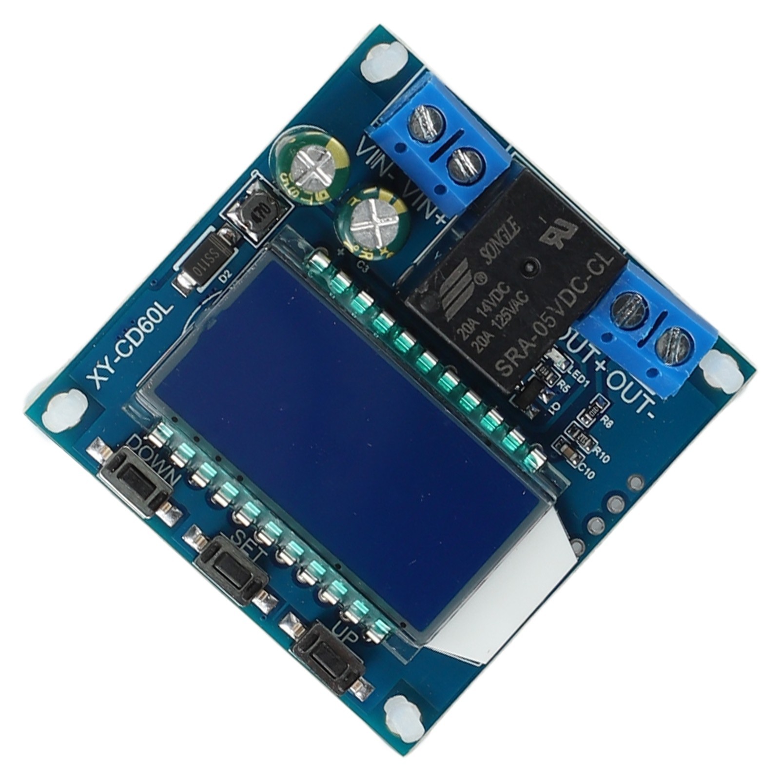 Solar Charge Controller for Batteries Adjustable Parameters LCD Screen