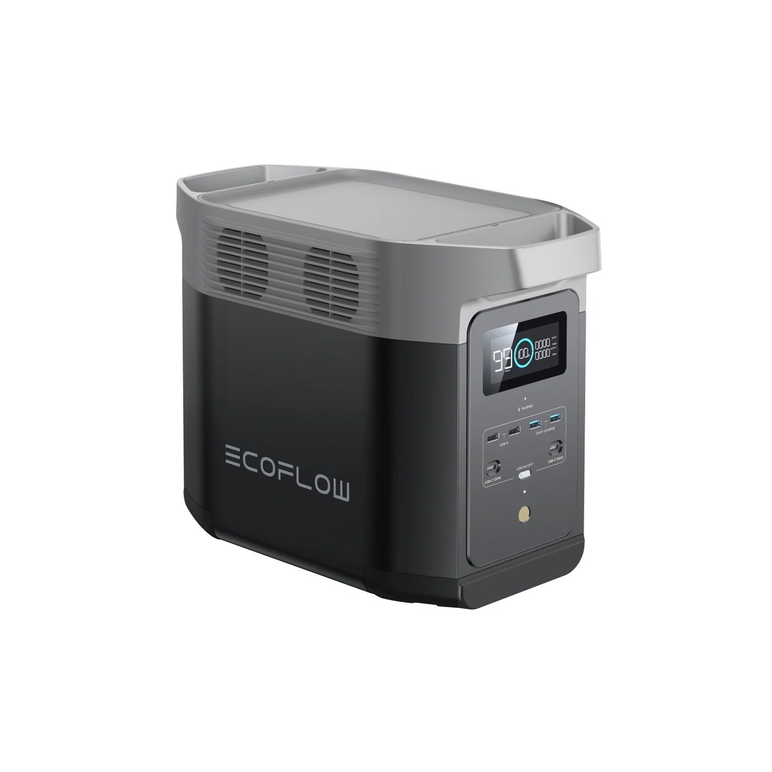 EcoFlow DELTA 2 1024Wh Portable Power Station with 160W Solar Panel and X-Stream