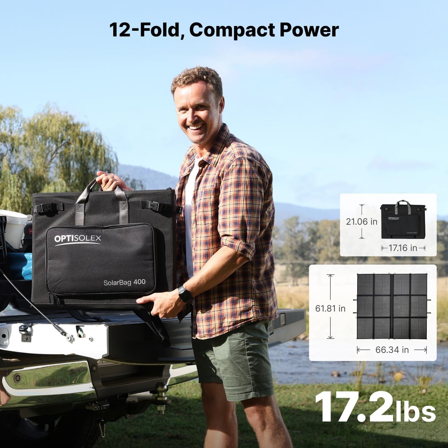 440W Foldable Solar Panel 2x220W Portable 25% Efficient