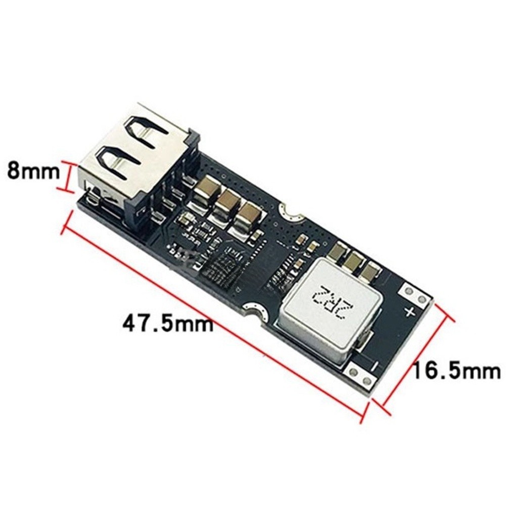 TPS61088A 2PCS 24W Boost Converter Module 2.8V-4.5V to 4.5V-12V Output