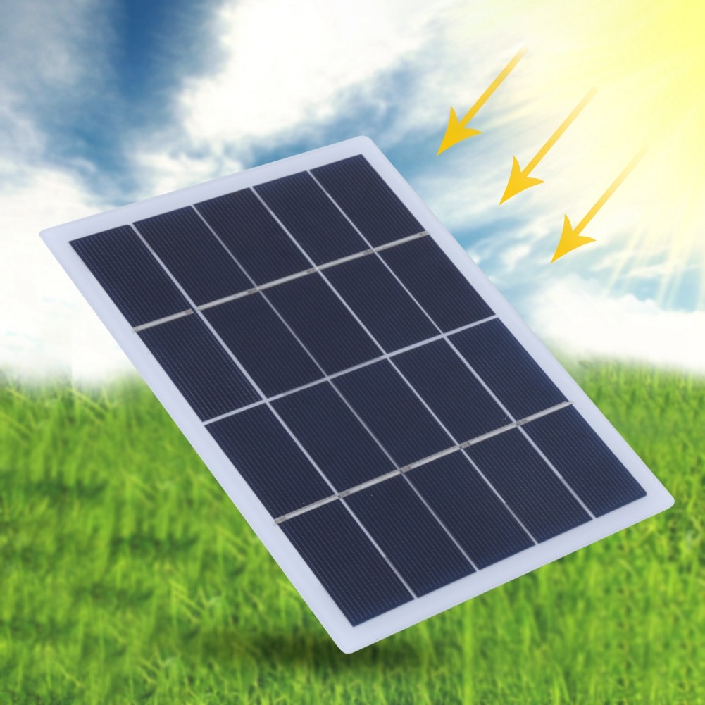 3W 5V Polycrystalline Silicon Solar Panel Solar Laminate DIY DC Output Charg NEW