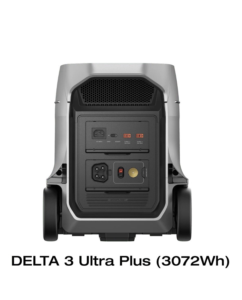 EcoFlow DELTA 3 Ultra Plus 3600W 3072Wh Portable Power Station LiFePO4 Battery