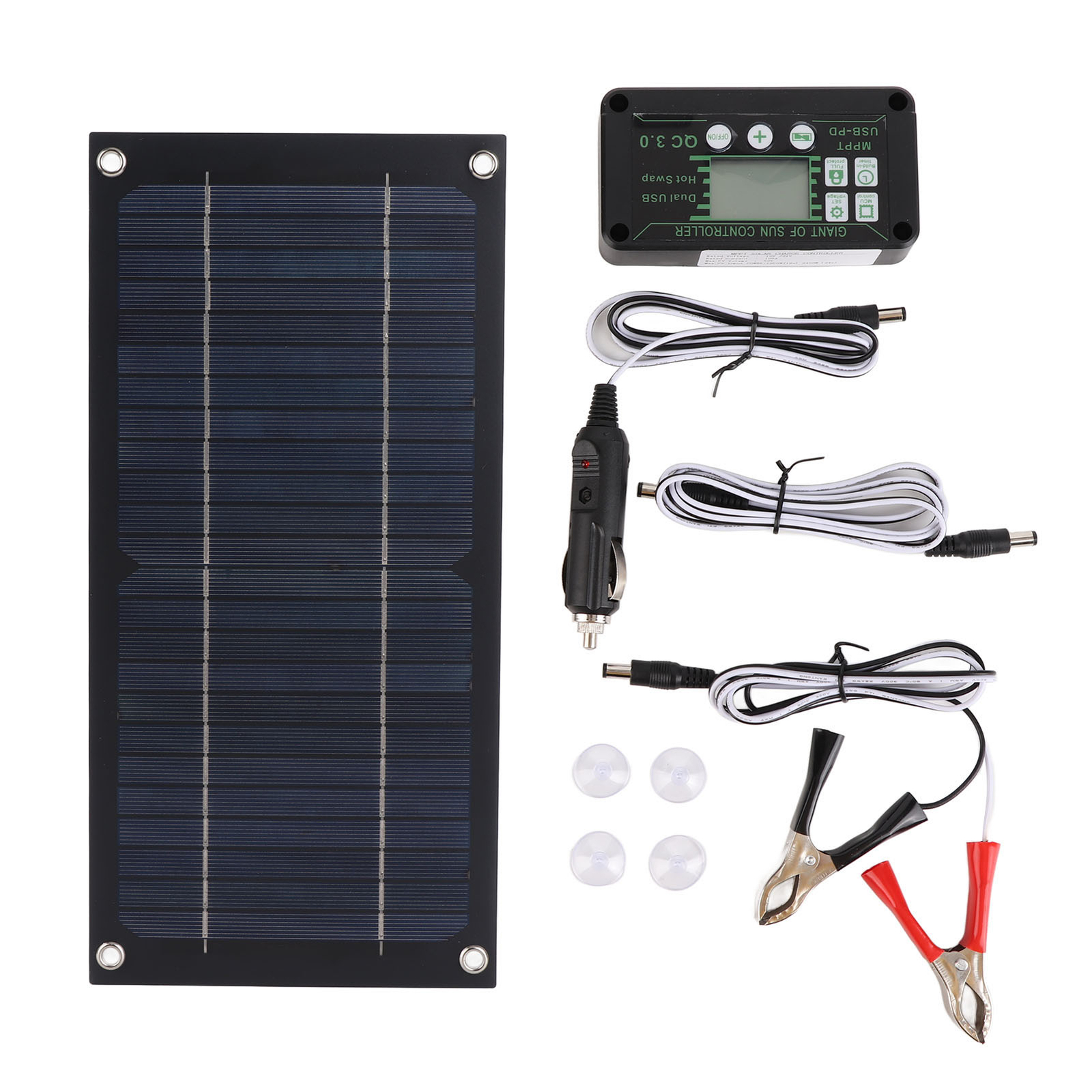 Solar Panel Charger Monocrystalline Silicon 100A Charge Controller Solar Panel ✈