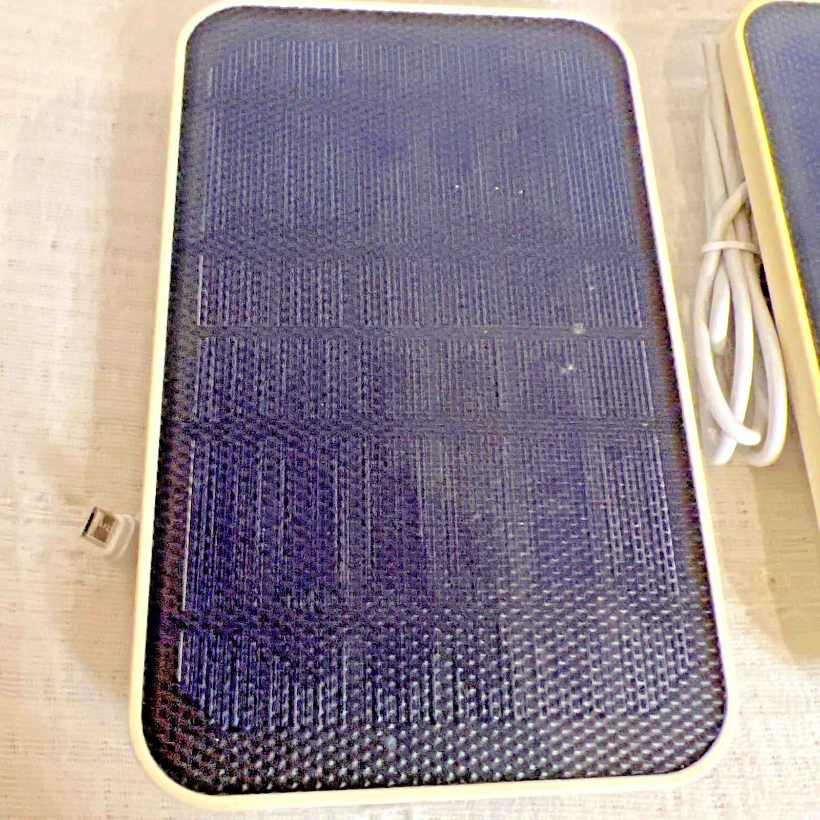 2 Pack Eufy Solar Panel 2.6W IP65 model T8700. Weatherproof for eufyCam .AS IS