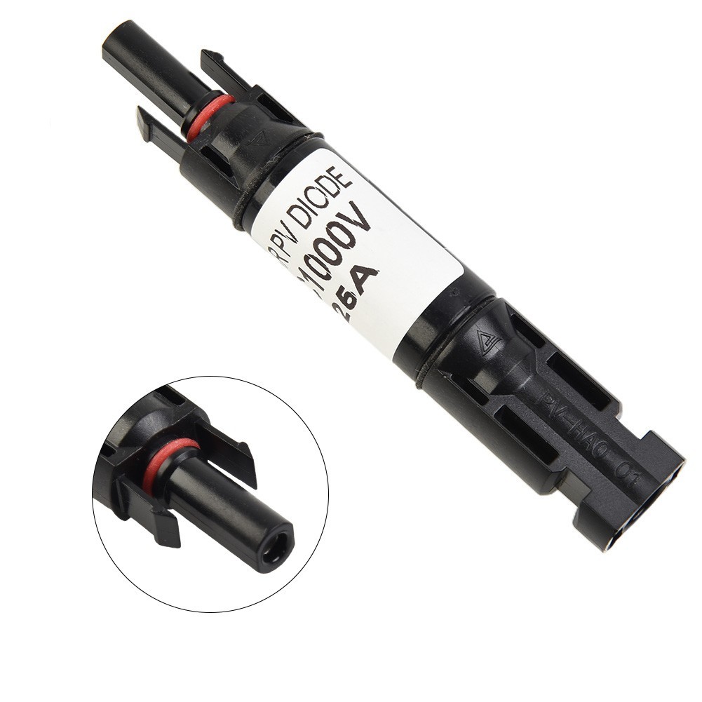 Solar Panel Fuse Holder And Fuse 25A Waterproof Inline PV Fuse Holder 1000VDC