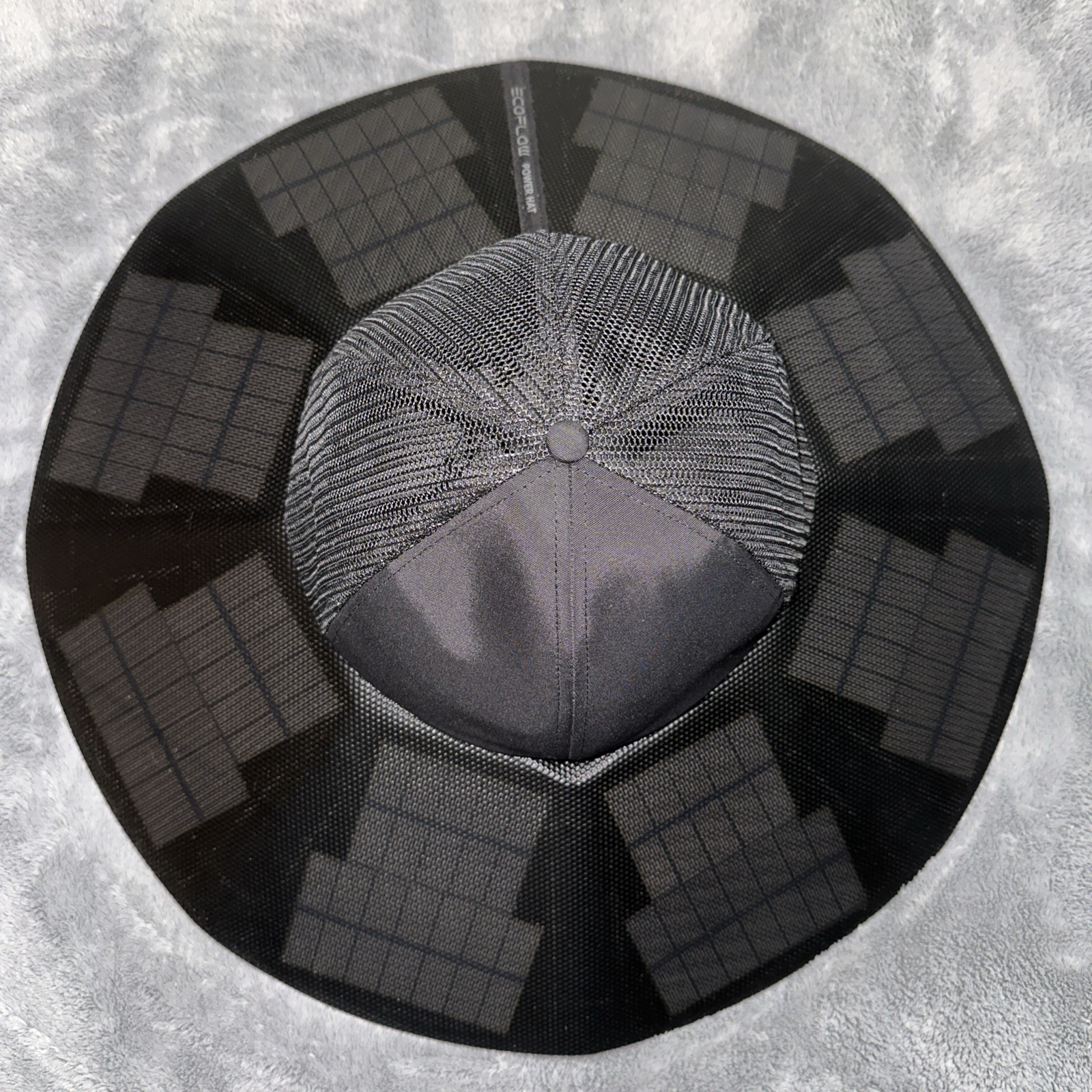 EcoFlow Power Hat Large/XL Solar Charging Bucket Hat USB-C USB-A