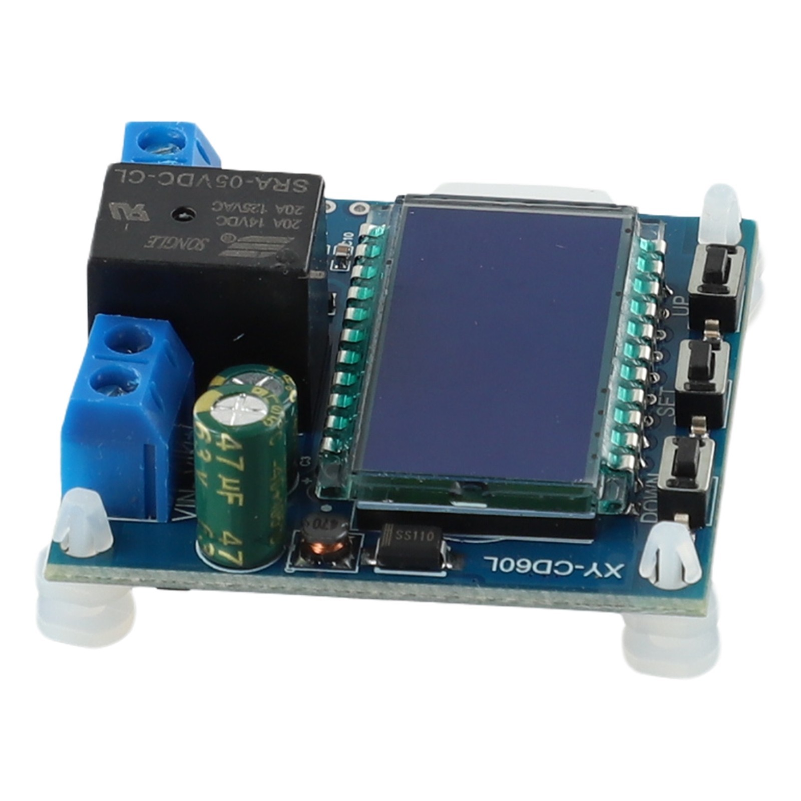 Solar Charge Controller for Batteries Adjustable Parameters LCD Screen
