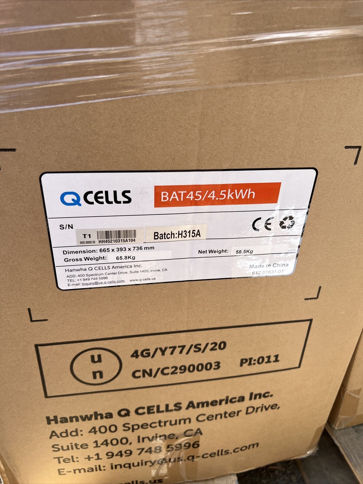 Q Cell Solar Inverter And Battery Back Up System