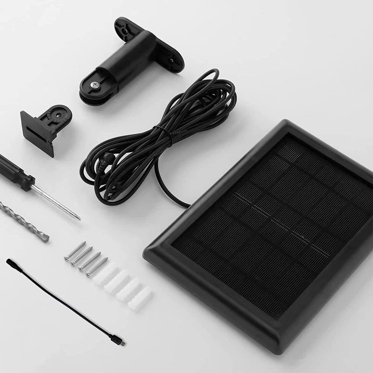BUNDLE! (2) Solar Panels for Ring Spotlight / Stick Up Cam / Reolink Argus Pro