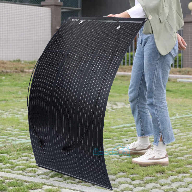 200W 400W 600W 800W Flexible Solar Panel Mono 12V Power Home RV Battery Charge