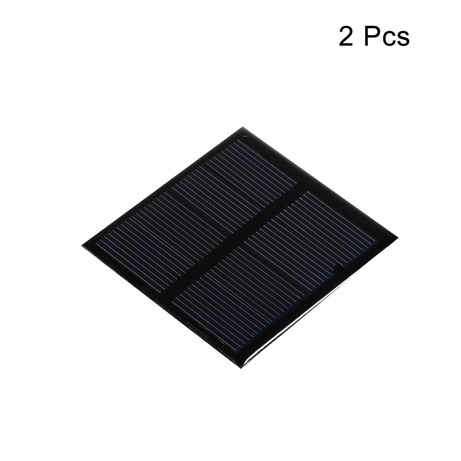 Mini Solar Panel Cell 2V 150mA 0.3W 60mm x 60mm for DIY Project Pack of 2