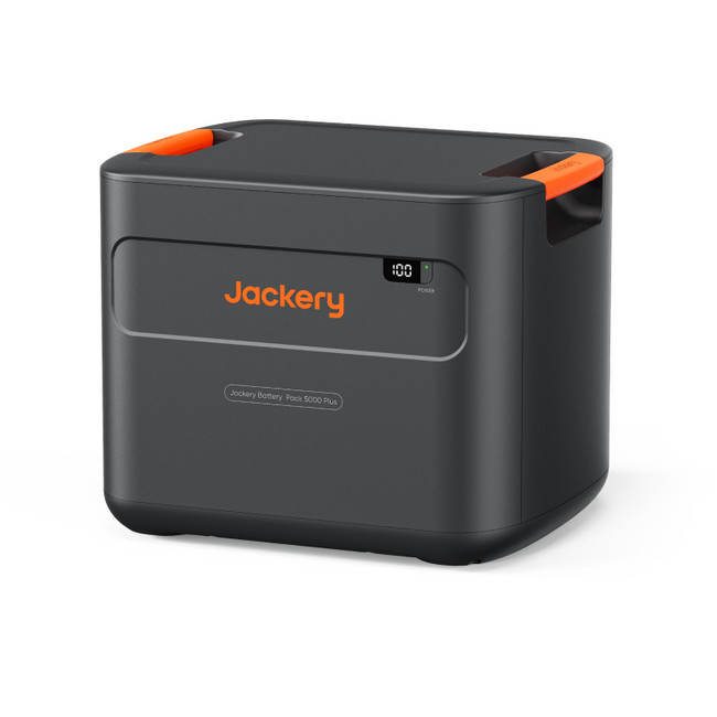 Jackery – Battery Pack 5000 Plus (5040 Wh Capacity) – Black