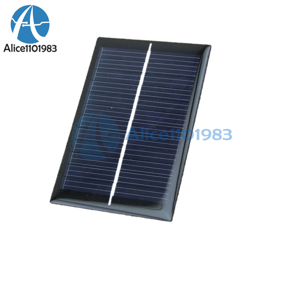 6V 100mA 0.6W Mini Epoxy Solar Panel Photovoltaic Polycrystalline Cell Charger
