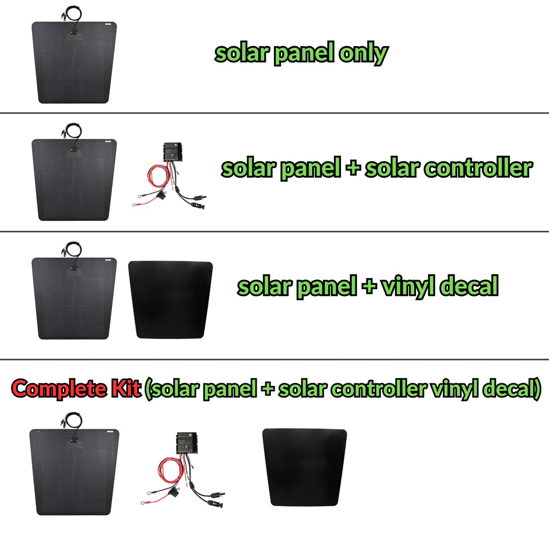 Best Hood/Bonnet Flexible Solar Panel for Lexus GX460 GX470 GX570 LX470 LX570