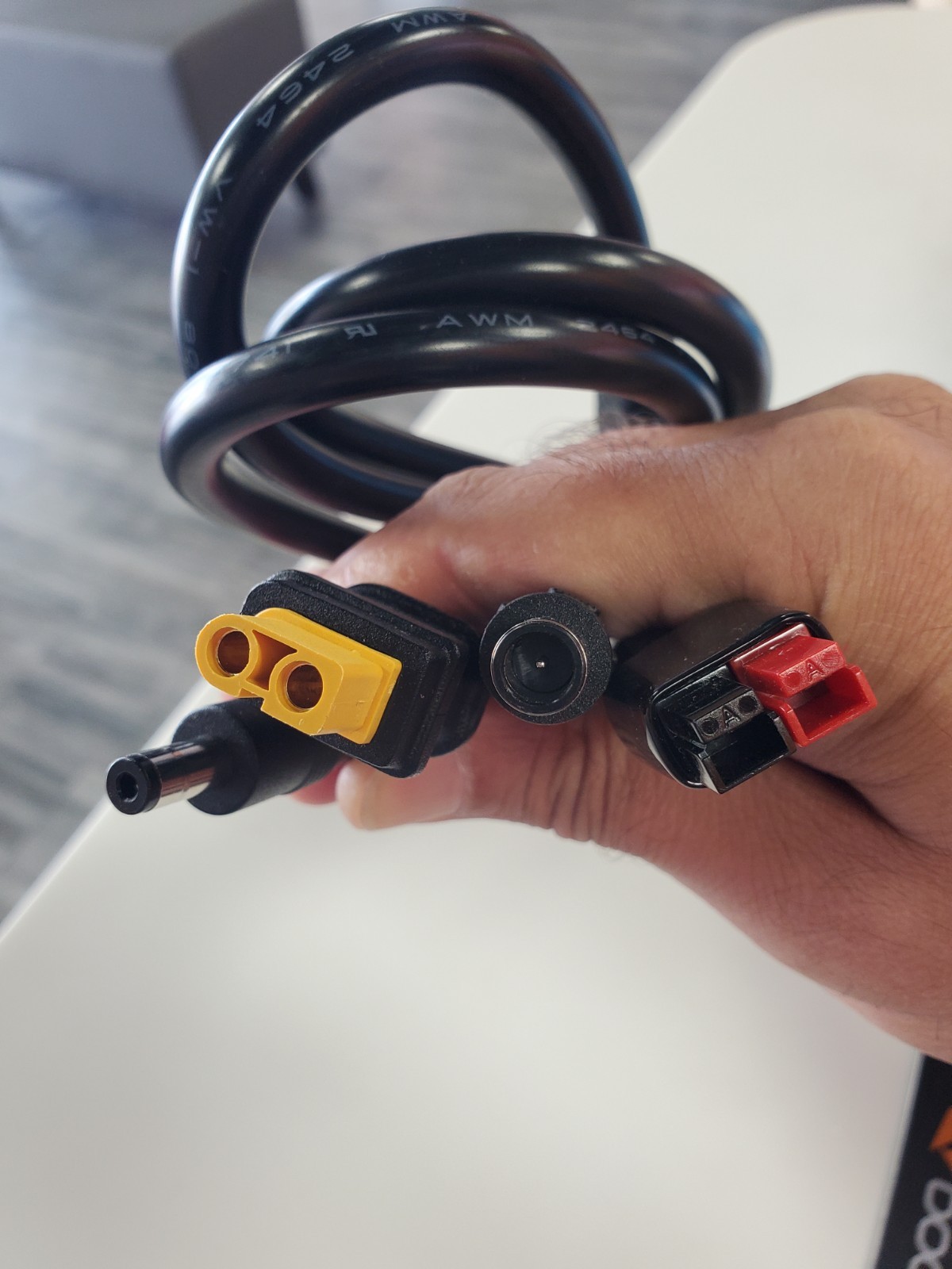 4IN1 Solar Connector Splitter Cable 45A Connector XT60 DC 8mm 5.5mm Adapter
