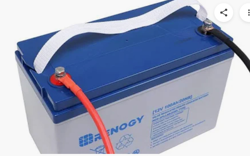 Renogy 12V 100Ah Deep Cycle Hybrid GEL Battery