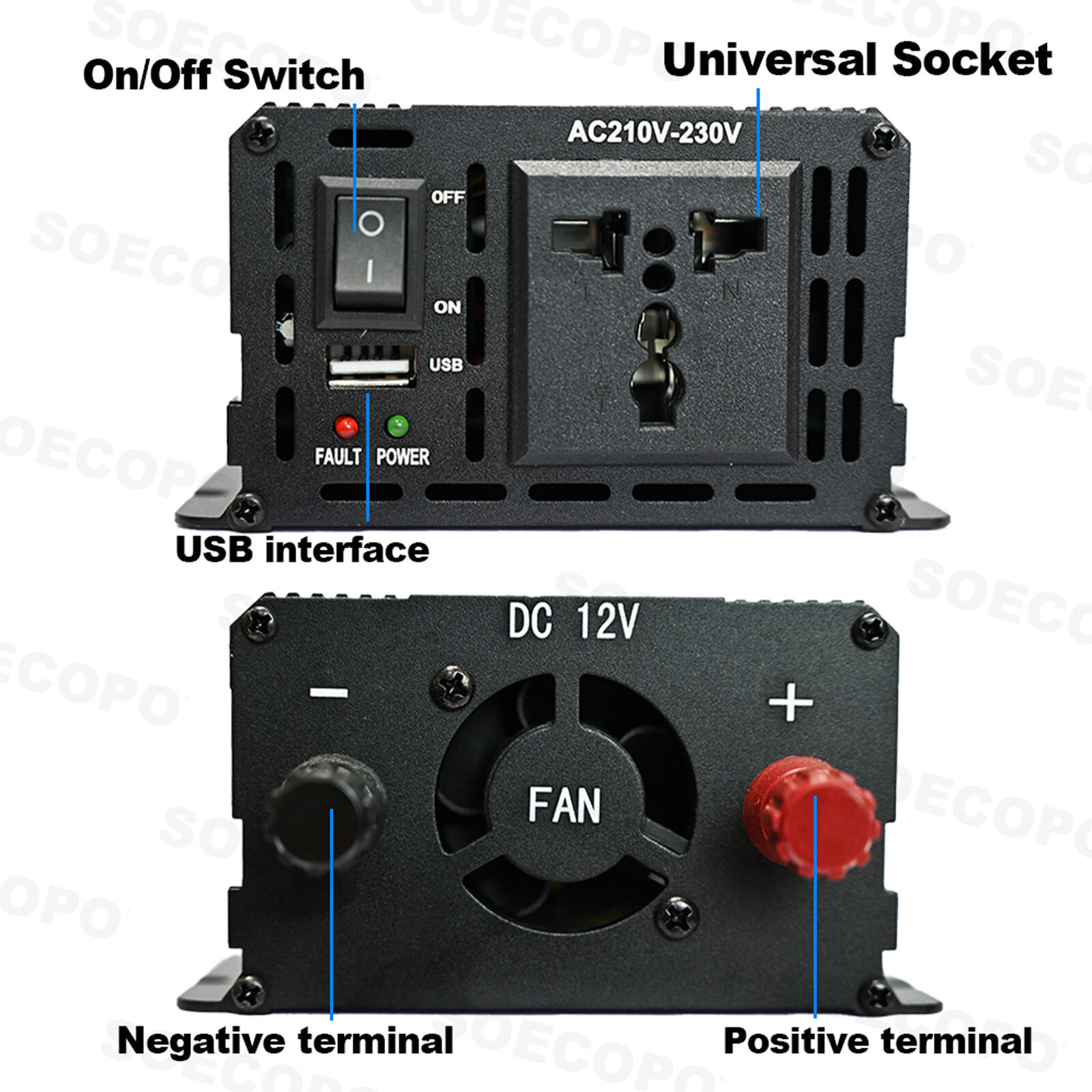 7000W Solar Kit 12V 110V Inverter Battery ChargerLighting Camping 500W Panel