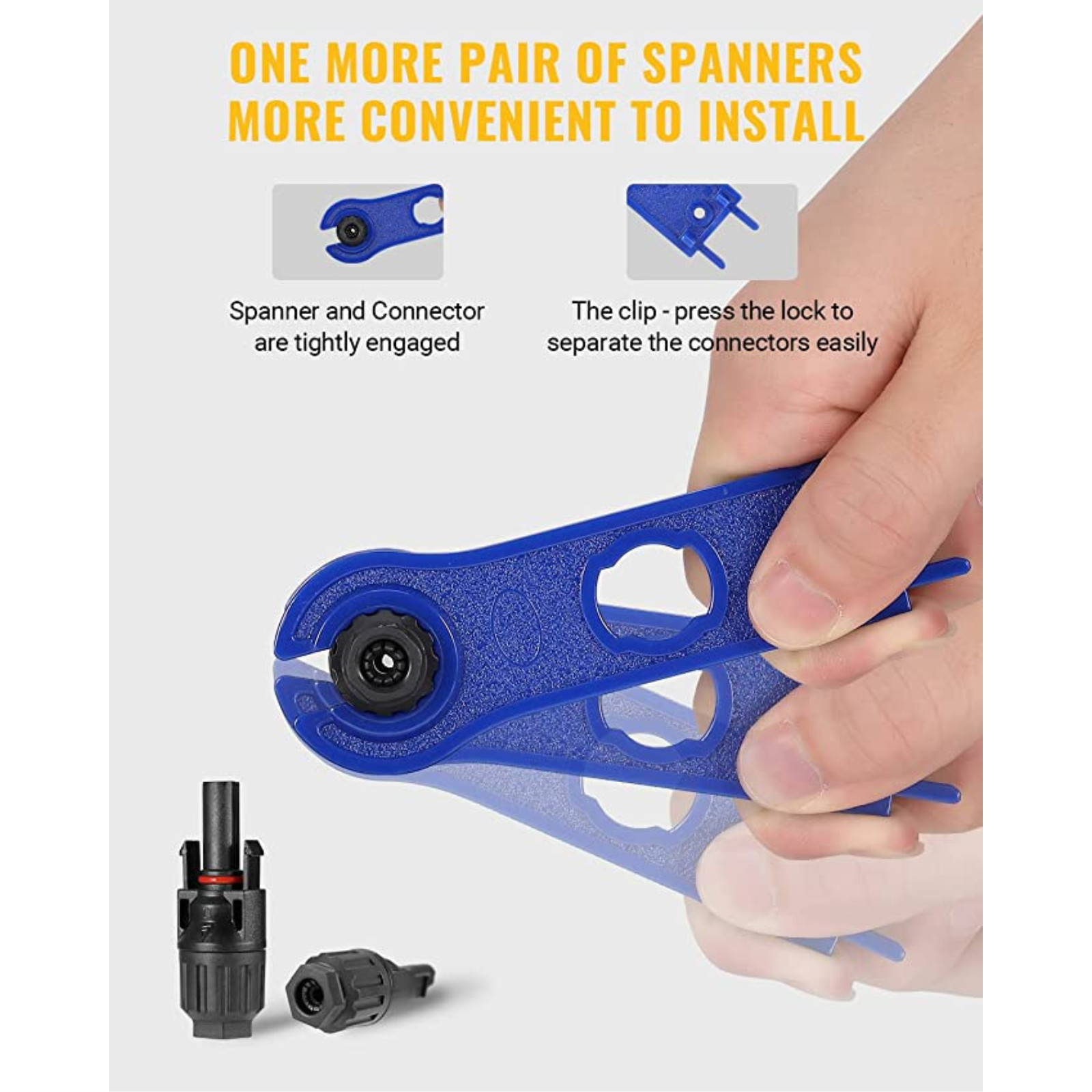 1/5/10 Pairs Solar Cable Connectors Male Female DIY For Solar Panel US