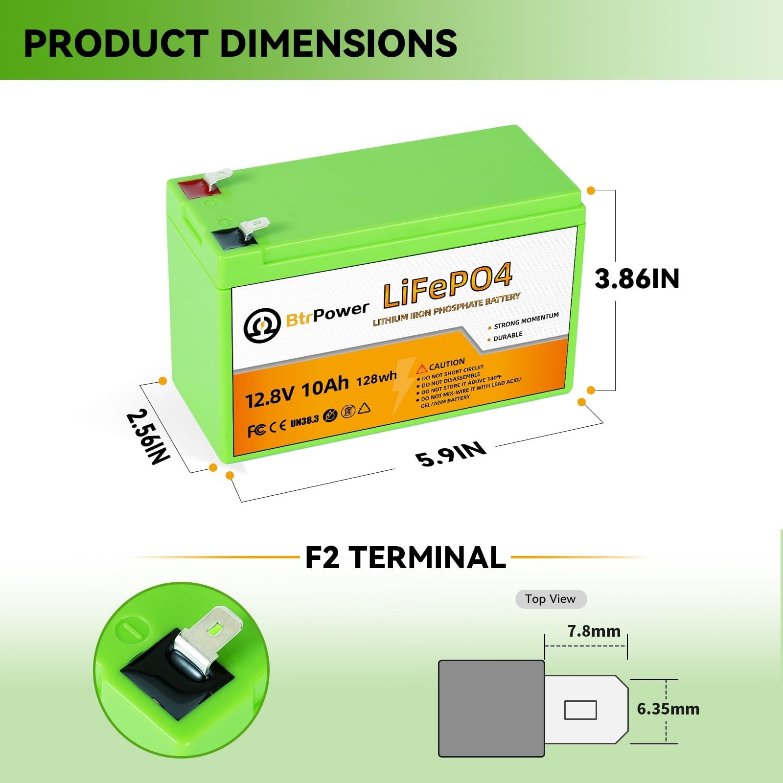 12V 10Ah LiFePO4 Battery,3000+ Deep Cycles Lithium Batteries,Built-in 10A BMS…