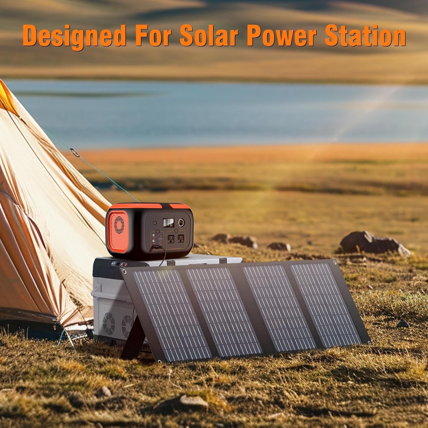 Portable Solar Panel Charger 40W Foldable Solar Panel for Portable Power Station