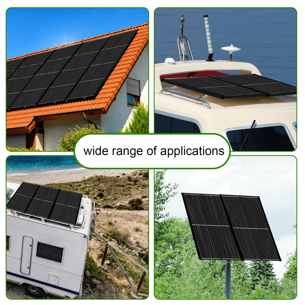 60W Watt Mono Solar Panel 18V High Efficiency PV Power RV Camping Home Off Grid