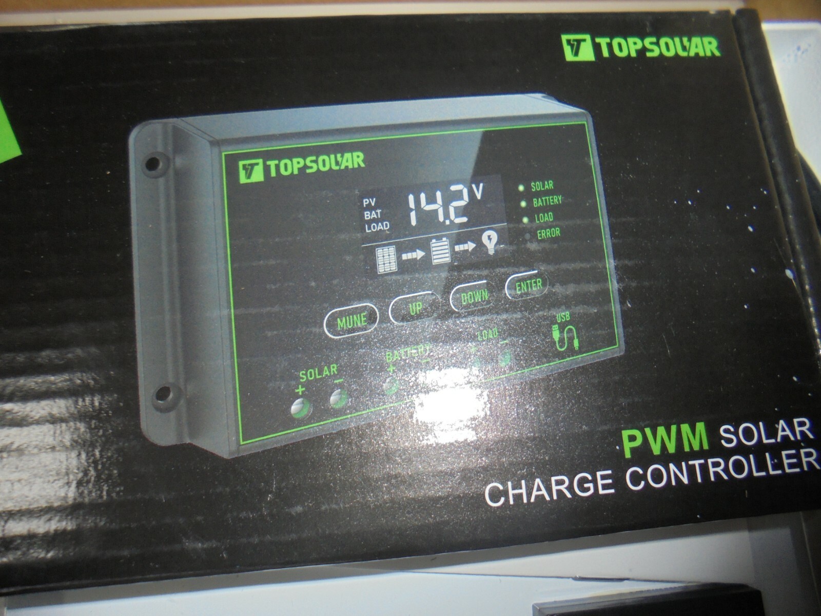 SOLAR PANEL, 10W MONOCRYSTALLINE SILICON (MADE BY TOP SOLAR)