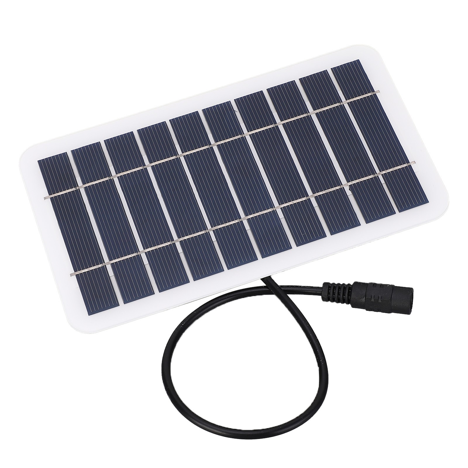 2W 5V Small Solar Panel Monocrystalline DC5521 Output Waterproof Dustproof PFWM