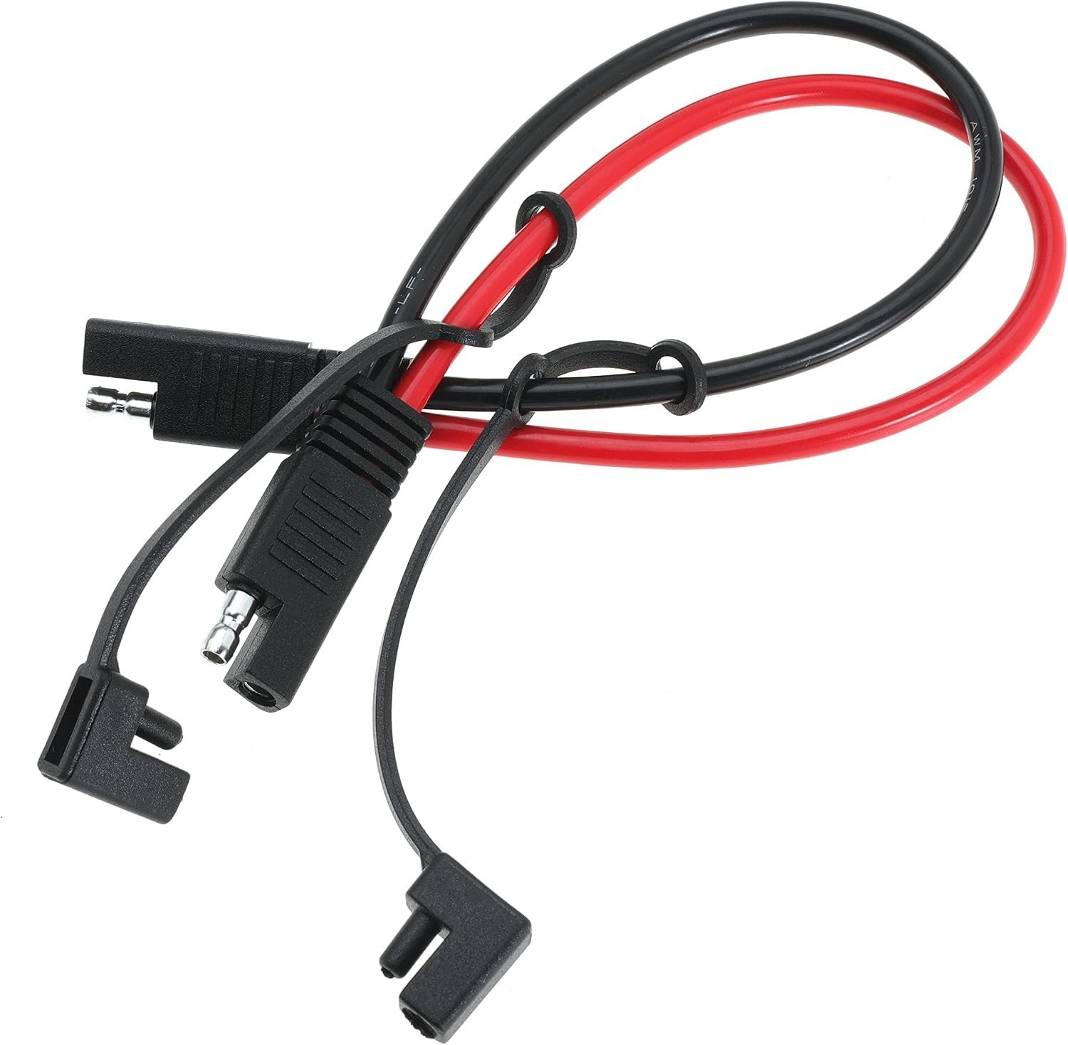 10 Gauge SAE to SAE Extension Cord 1FT – Two-Prong Water Resistant Connection