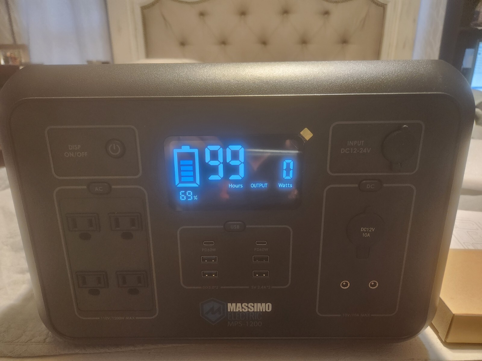 MASSIMO 1200W POWER STATION NIB Brand New in Box